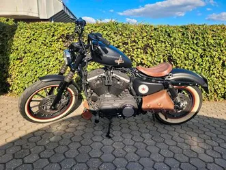 harley davidson sportster iron mit 1200 ccm umbau