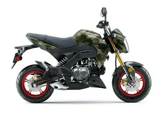2025 kawasaki z125 pro cypher camo beige