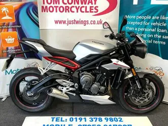 triumph street triple 765r, 2017(17), 1 owner, 23,589 miles, fsh, superb, £4995
