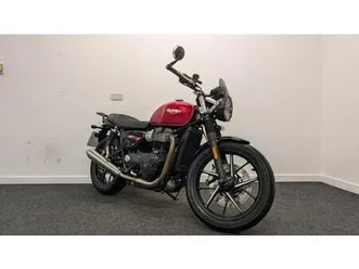 triumph bonneville street twin ** abs - full 12 months mot **