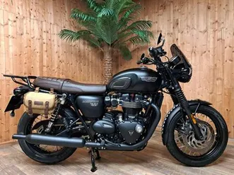 triumph bonneville t120 black - 3118 miles - excellent condition