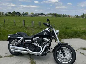 harley-davidson dyna fat bob j&h uitlaatsysteem (stage 1 getuned) zwart