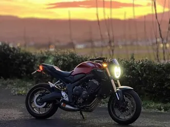 cb650r 2022 10.000 kms! akrapovič massamá e monte abraão