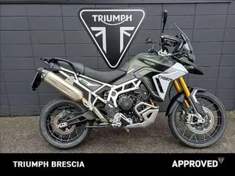 triumph tiger 900 rally pro abs verde
