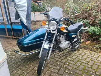suzuki gn 125 gespann mit beiwagen steuerfrei 3200km
