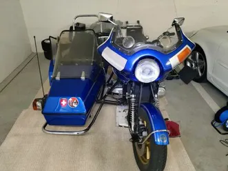 vintage motorcycle with sidecar - ready for adventure!