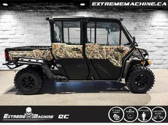2024 can-am defender max hd10 limited cab dps seulement 564km - plus de 7000$$ d'accessoires!!