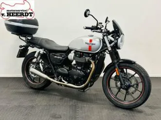 triumph street twin 8200 km nieuwstaat (bj 2016) — motoren | triumph — marktplaats