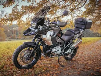 bmw r 1200 gs triple black led vario-koffer-topcase abs esa