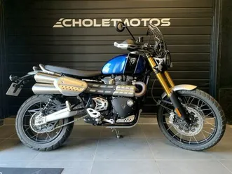 triumph scrambler 1200 xe 2020 1200 cm3 | moto trail | 4 100 km | bleu | 49300 cholet