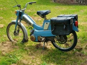 vend mobylette bleue