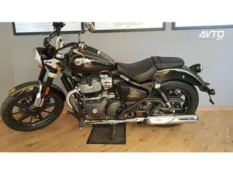 royal enfield super meteor 650 interstellar green