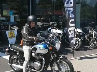 triumph bonneville t100 en a2 d'origine