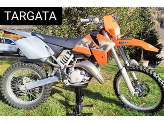ktm 125 2000 exc 2 tempi 2t enduro targata pat a1