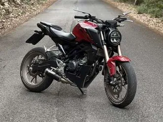 honda cb 125 r abs rosso