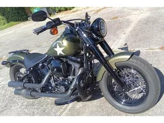 harley davidson softail - flss military green hd05