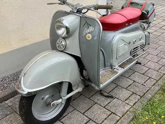 zündapp bella r203 – restaurierter oldtimer-roller