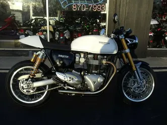 2019 triumph thruxton 1200 r crystal white