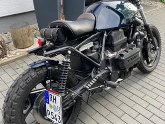 schöne bmw k 75 umbau mit originalen 12500 km
