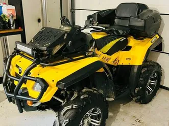 can am outlander 800! okazja! 4x4! zarejestrowany! kufry! led! zilla! brzezinka