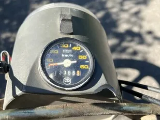 piaggio si rouge vintage - cyclomoteur classique pour l'été!