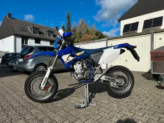 yamaha wr450f 2005, nur 682km, supermoto radsatz, akrapovic