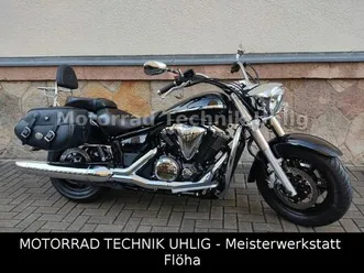 yamaha xvs 1300 midnight star reifen neu - packtaschen