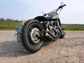 harley davidson fat boy (kirschschwarz perlefekt von audi)