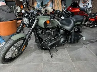 harley-davidson softail street bob 1868 2021 1868 cm3 | moto custom | 7 200 km | vert | 62360 st leonard