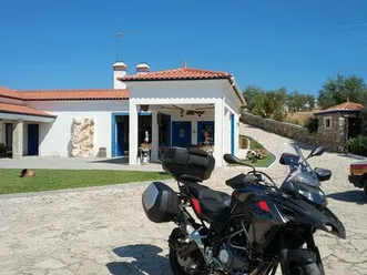 benelli trk 502 x, com top case e laterais shad fânzeres e são pedro da cova