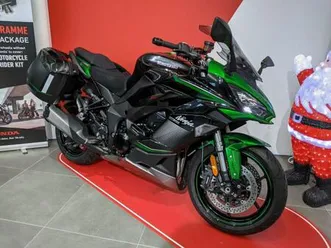 2023 kawasaki z1000sx green metallic/black super clean fksh panniers nice extras