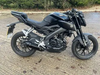 2016 66 yamaha mt125 abs mt 125 black new mot hpi clear naked learner 125 cc
