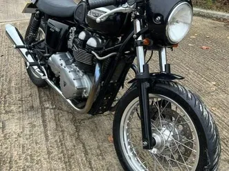 2006 56 triumph thruxton 900 cafe racer retro classic bonneville black sh 865