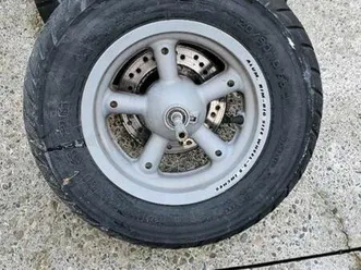 aprilia rally radsatz / räder mit reifen 10 zoll