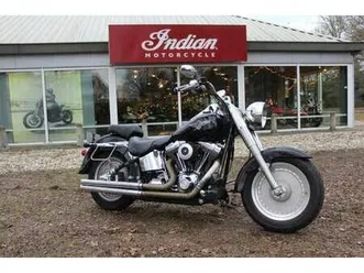 harley-davidson fat boy flstf zwart