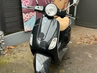 vespa lx50 motorroller schwarz, 2005, 2-takt