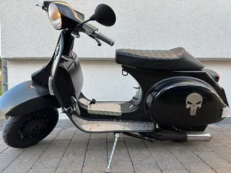vespa px 80, t5 motor 182 ccm malossi, scheibenbremse, etc.