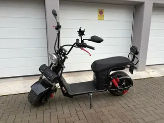 rolektro e-chopper / e-roller schwarz, 45 km/h lithium akku