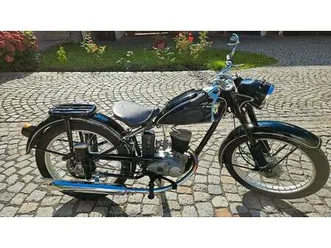 oldtimer motorrad dkw rt125/ 2ah inkl. teilekonvolut bing etc.