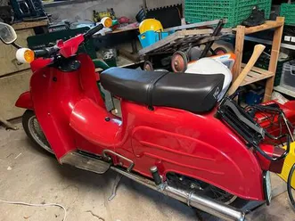 simson schwalbe rot - handschaltung