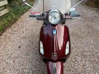 vespa pimavera brom scooter bordeaux rood — scooters | vespa — marktplaats