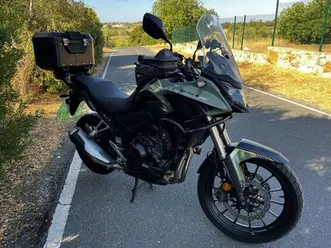 honda cb 500 x com case albufeira e olhos de água