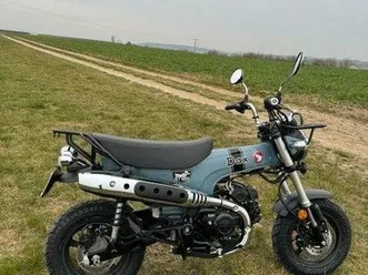 honda st125a dax mit zubehör und optischem upgrade