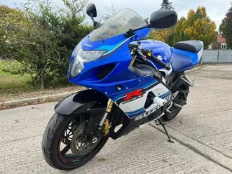 2005 05 suzuki gsxr 750 k5 gsxr750 blue white sports supersport new mot
