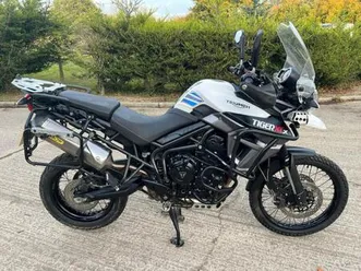 2014 64 triumph tiger 800 xcx white abs enduro adventure tourer