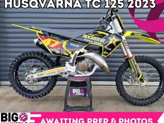 husqvarna tc 125 2023 heritage edition - only 30 hours - fresh piston 1hr