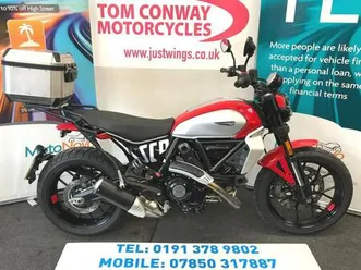 ducati scrambler 800, 2023(73), only 230 miles, extras, stunning bike, £7495
