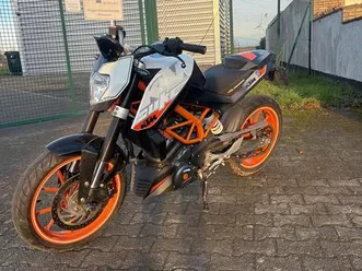 ktm duke 390 abs weiß akrapovic power parts