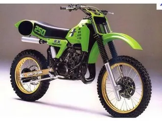 kawasaki kx250 c1 bj. 1983 mit strassenzulassung classic enduro