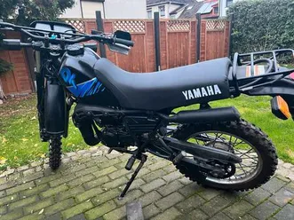 yamaha dt 80 lc2 enduro motorrad schwarz/blau